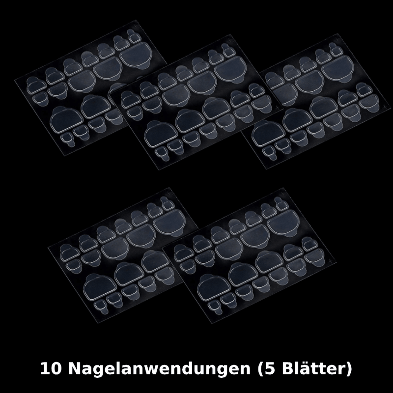 Extra Doppelseitiger Nagelkleber Aufkleber für Zehennägel