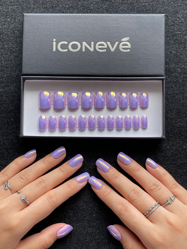 Lavender Shadow - Glänzend Quadrat