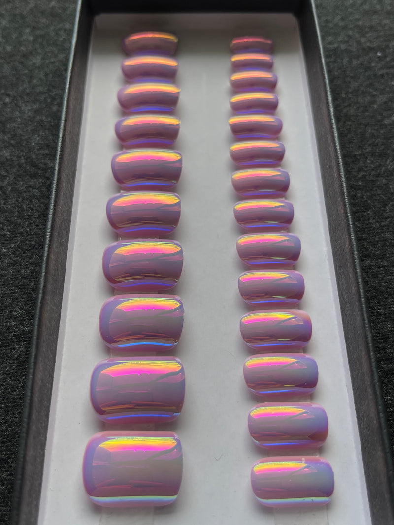 Purple Shadow - Glänzend Quadrat