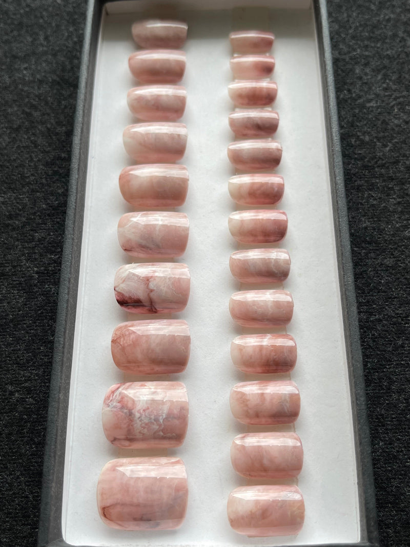 Rose Marble - Glänzend Quadrat